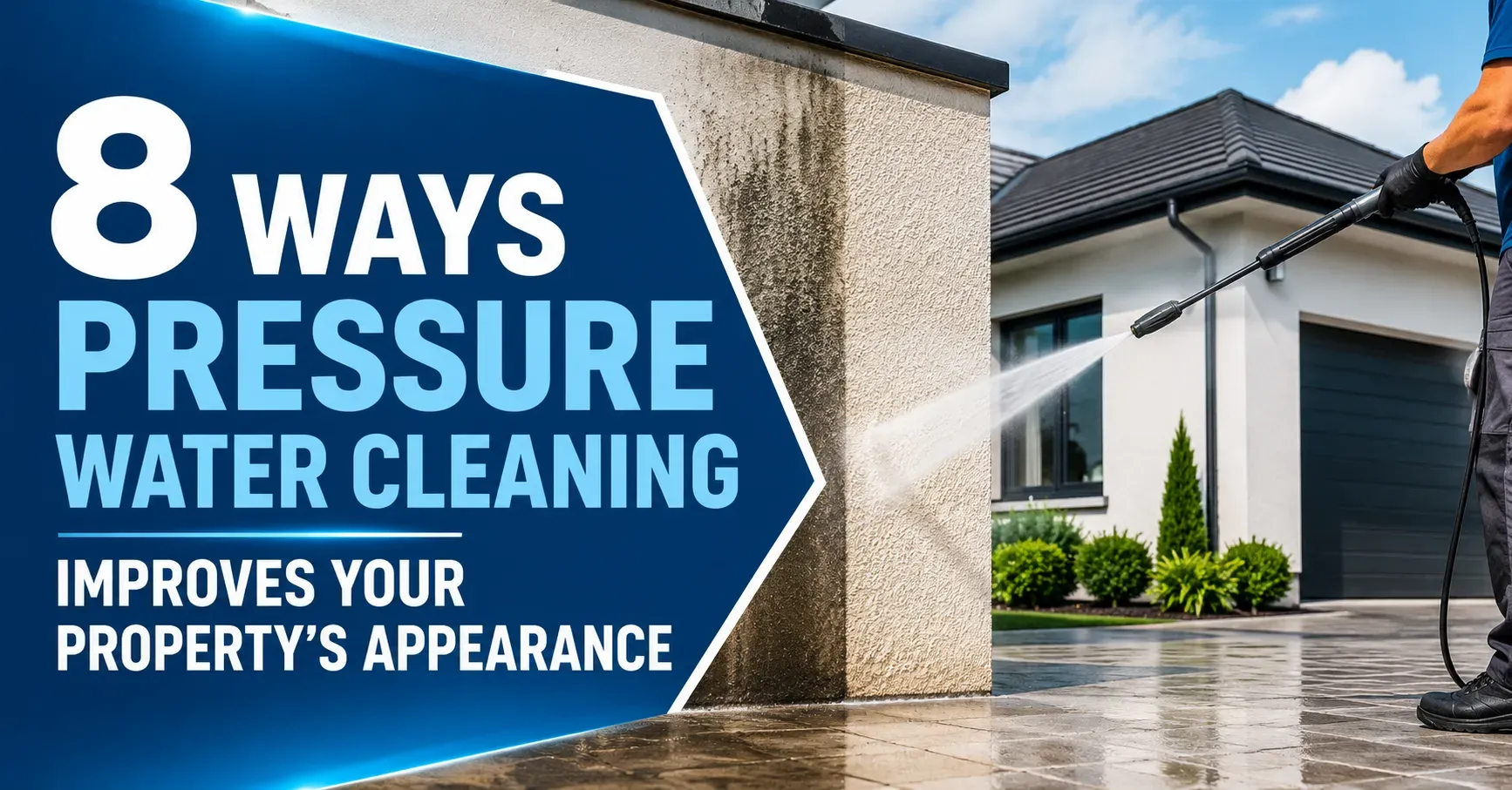 8 Ways Pressure Water Cleaning Improves Your Property's Appearance