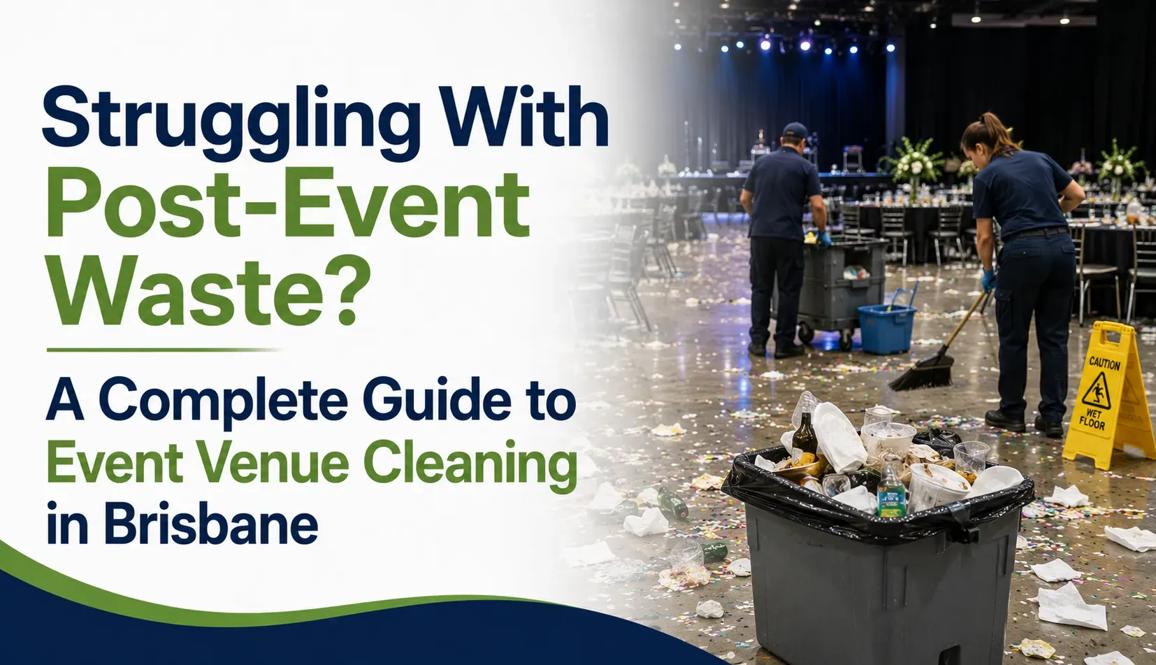Struggling With Post-Event Waste? A Complete Guide to Event Venue Cleaning in Brisbane