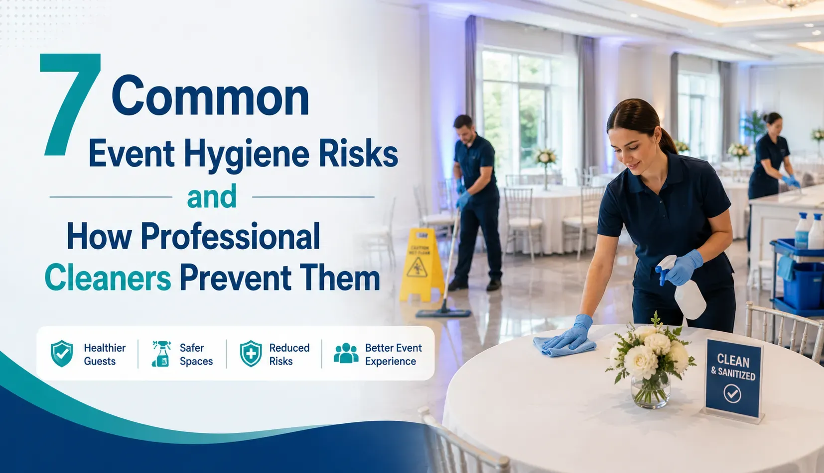 7 Common Event Hygiene Risks and How Professional Cleaners Prevent Them