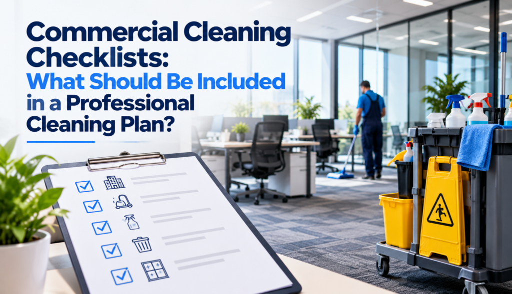 Commercial Cleaning Checklists: What Should Be Included in a Professional Cleaning Plan?