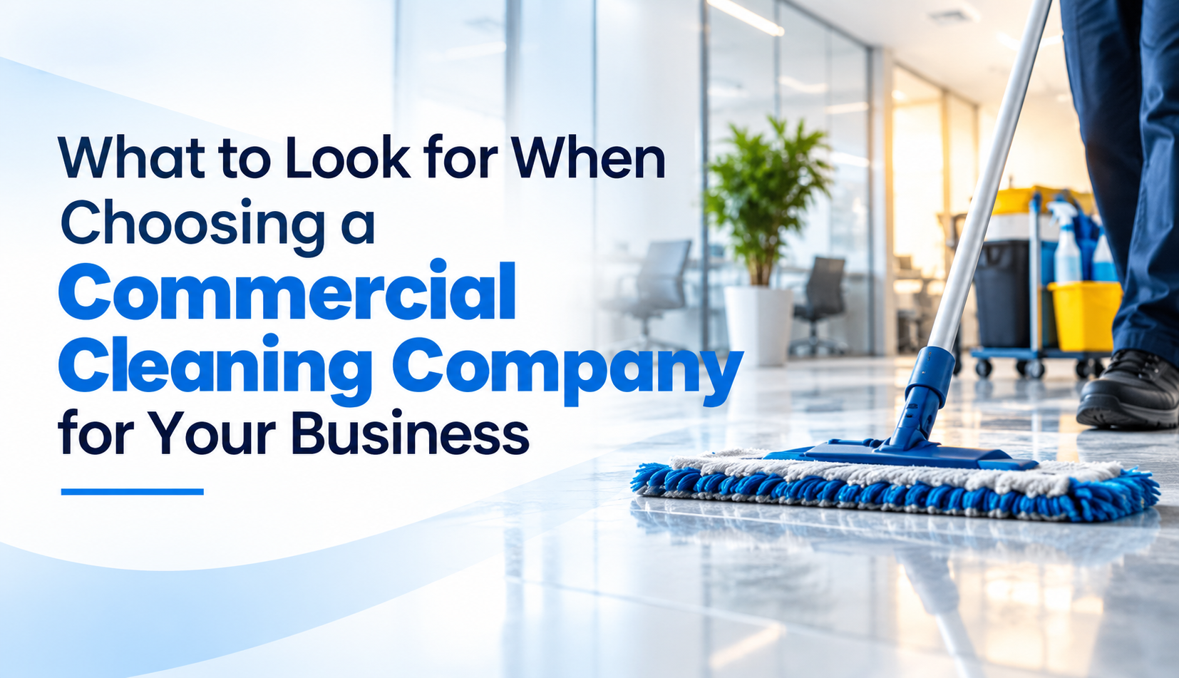 What to Look for When Choosing a Commercial Cleaning Company for Your Business
