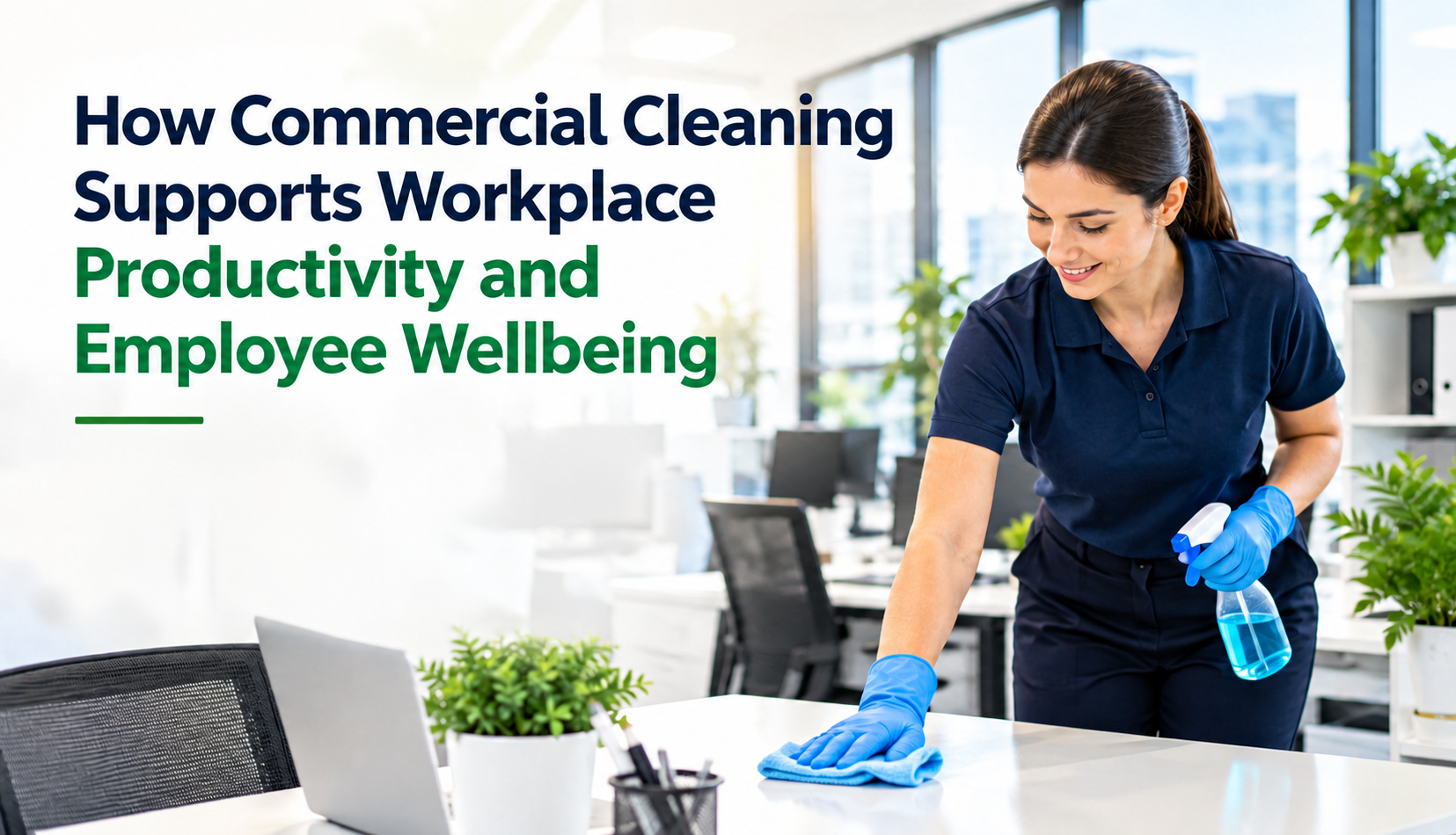 How Commercial Cleaning Supports Workplace Productivity and Employee Wellbeing